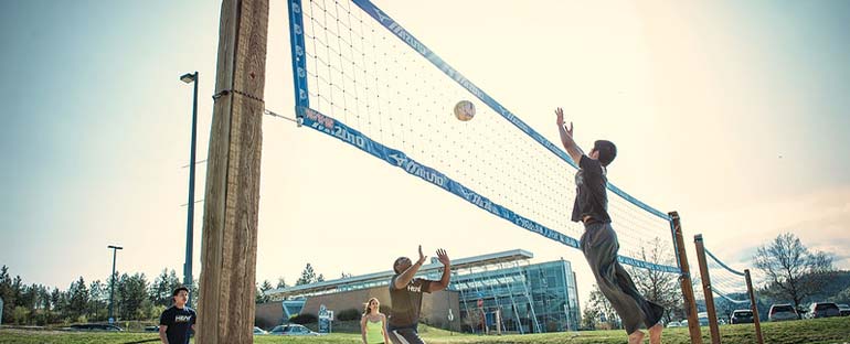 Volleyball on UBCO campus